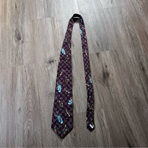 OSCAR DE LA RENTA Neck Wear Couture Mens Tie Lot of 2